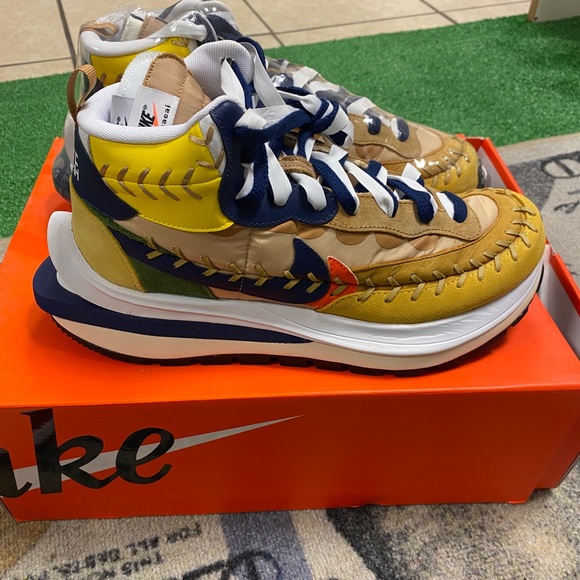 Nike Vaporwaffle Sacai Jean Paul Gaultier Sesame Blue size 11 men’s shoe new - Picture 3 of 6